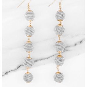 Now available! Silver Lantern Ball Drop earring